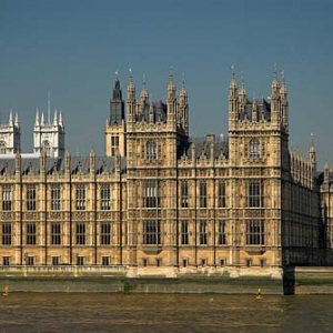 Budynek parlamentu w Londynie.